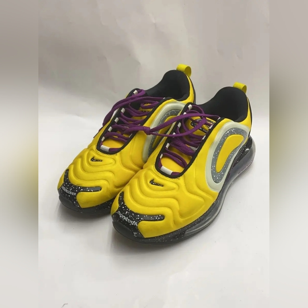 Nike Undercover X Air Max 720 Yellow Black Sneakers MEN 10 OR Women 11.5 - Picture 8 of 10